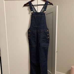 Madewell Denim Overalls with Flared Legs